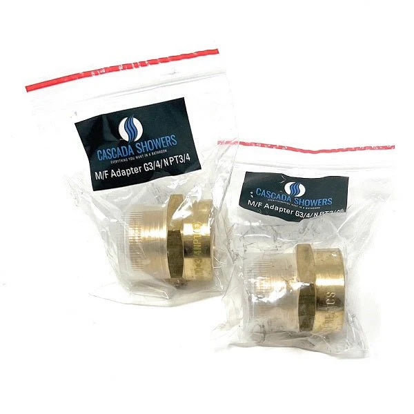 Lead-Free G Thread (British BSPP) Male to NPT Female Pipe Fitting Adapter - 1/4" - 3" - Image 30