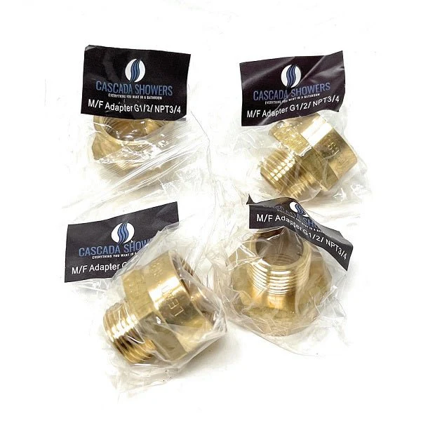 Lead-Free G Thread (British BSPP) Male to NPT Female Pipe Fitting Adapter - 1/4" - 3" - Image 34
