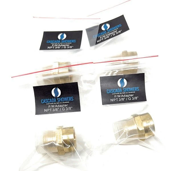 Lead-Free G Thread (British BSPP) Male to NPT Female Pipe Fitting Adapter - 1/4" - 3" - Image 36