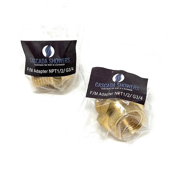 Lead-Free G Thread (British BSPP) Male to NPT Female Pipe Fitting Adapter - 1/4" - 3" - Image 38