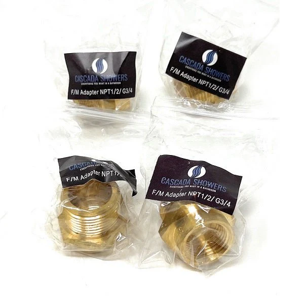 Lead-Free G Thread (British BSPP) Male to NPT Female Pipe Fitting Adapter - 1/4" - 3" - Image 39