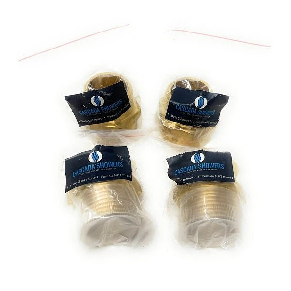 Lead-Free G Thread (British BSPP) Male to NPT Female Pipe Fitting Adapter - 1/4" - 3" - Image 42