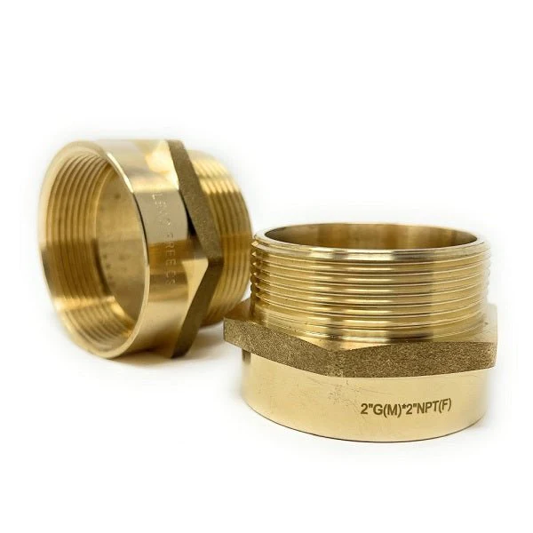Lead-Free G Thread (British BSPP) Male to NPT Female Pipe Fitting Adapter - 1/4" - 3" - Image 47