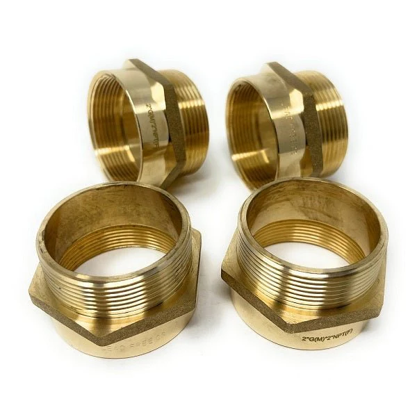 Lead-Free G Thread (British BSPP) Male to NPT Female Pipe Fitting Adapter - 1/4" - 3" - Image 48