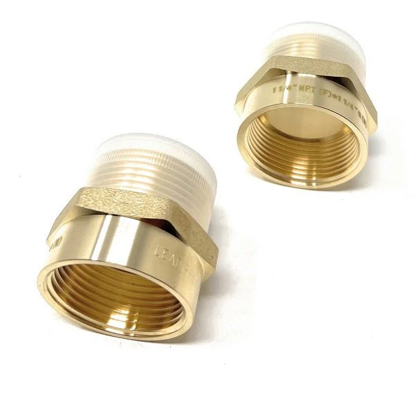 Lead-Free G Thread (British BSPP) Male to NPT Female Pipe Fitting Adapter - 1/4" - 3" - Image 54