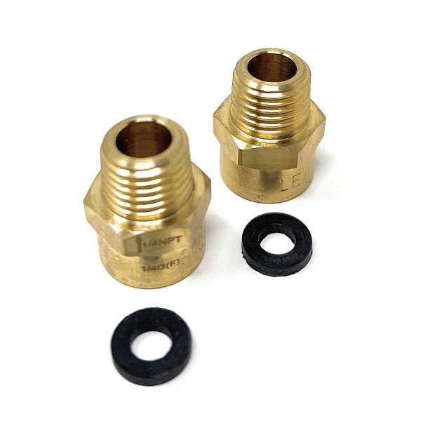 Lead-Free G Thread (British BSPP) Female to NPT Male Pipe Fitting Adapter - 1/4" - 4" - Image 100