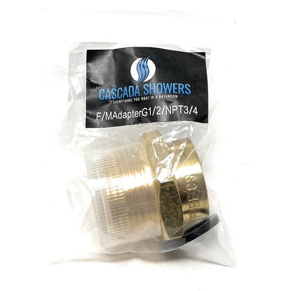 Lead-Free G Thread (British BSPP) Female to NPT Male Pipe Fitting Adapter - 1/4" - 4" - Image 17