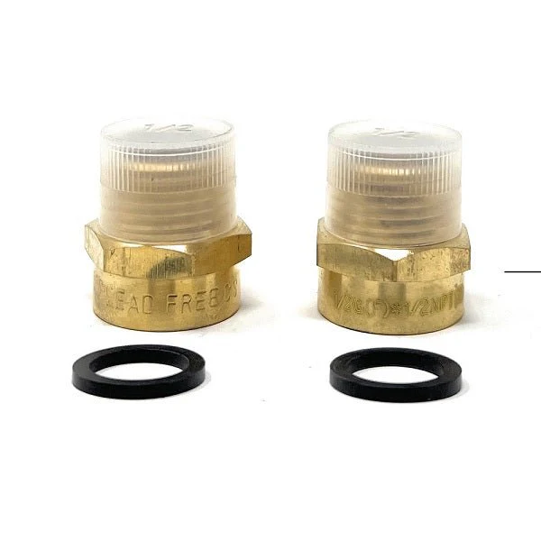 Lead-Free G Thread (British BSPP) Female to NPT Male Pipe Fitting Adapter - 1/4" - 4" - Image 35