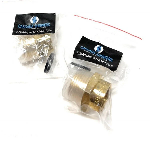 Lead-Free G Thread (British BSPP) Female to NPT Male Pipe Fitting Adapter - 1/4" - 4" - Image 38