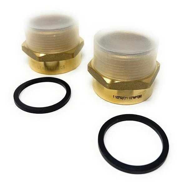 Lead-Free G Thread (British BSPP) Female to NPT Male Pipe Fitting Adapter - 1/4" - 4" - Image 50