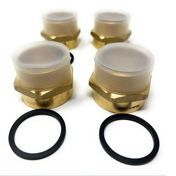 Lead-Free G Thread (British BSPP) Female to NPT Male Pipe Fitting Adapter - 1/4" - 4" - Image 51