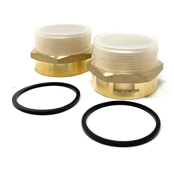 Lead-Free G Thread (British BSPP) Female to NPT Male Pipe Fitting Adapter - 1/4" - 4" - Image 53