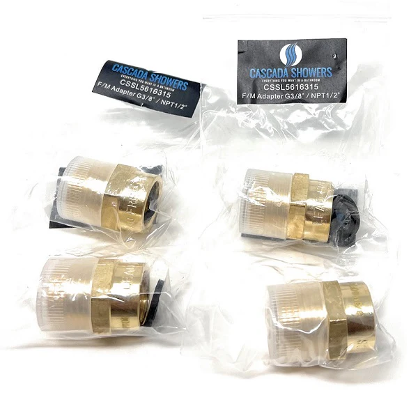 Lead-Free G Thread (British BSPP) Female to NPT Male Pipe Fitting Adapter - 1/4" - 4" - Image 61