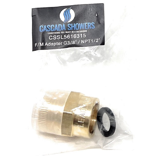 Lead-Free G Thread (British BSPP) Female to NPT Male Pipe Fitting Adapter - 1/4" - 4" - Image 64