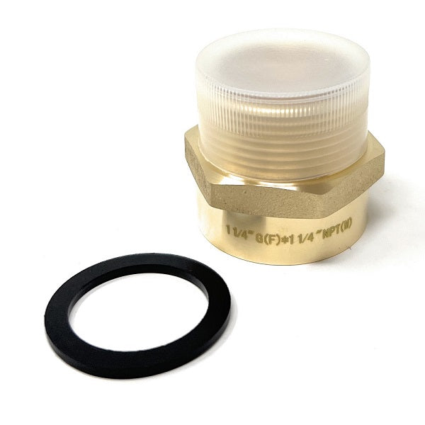 Lead-Free G Thread (British BSPP) Female to NPT Male Pipe Fitting Adapter - 1/4" - 4" - Image 74