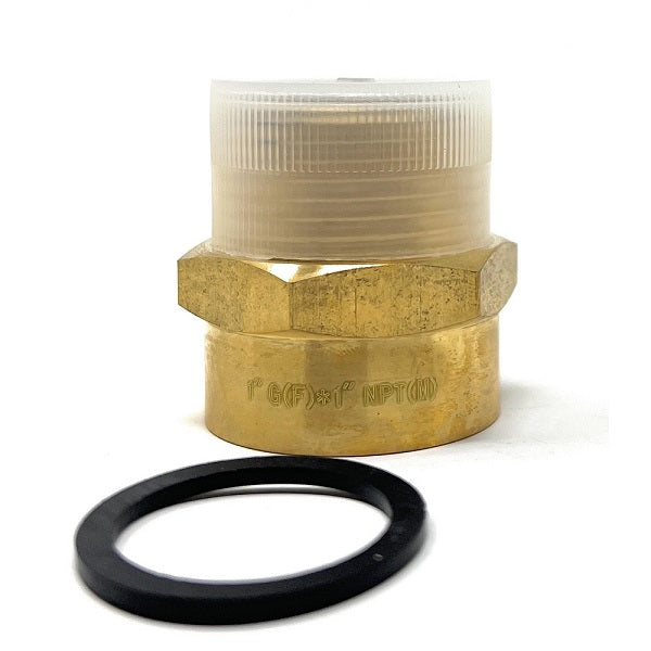 Lead-Free G Thread (British BSPP) Female to NPT Male Pipe Fitting Adapter - 1/4" - 4" - Image 80