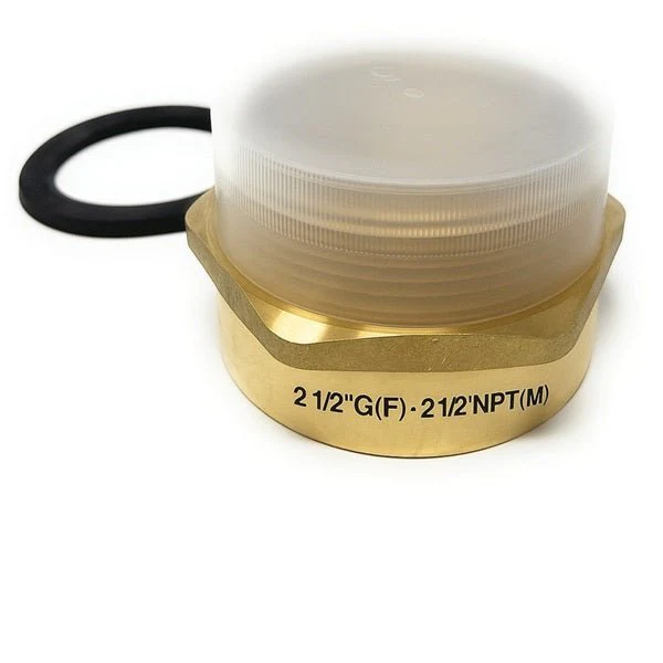 Lead-Free G Thread (British BSPP) Female to NPT Male Pipe Fitting Adapter - 1/4" - 4" - Image 81