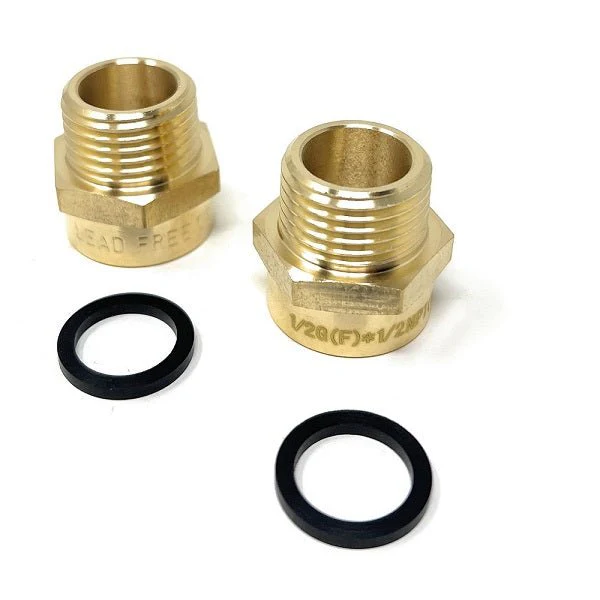 Lead-Free G Thread (British BSPP) Female to NPT Male Pipe Fitting Adapter - 1/4" - 4" - Image 84