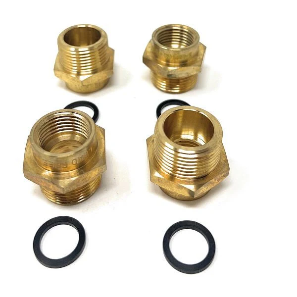Lead-Free G Thread (British BSPP) Female to NPT Male Pipe Fitting Adapter - 1/4" - 4" - Image 88
