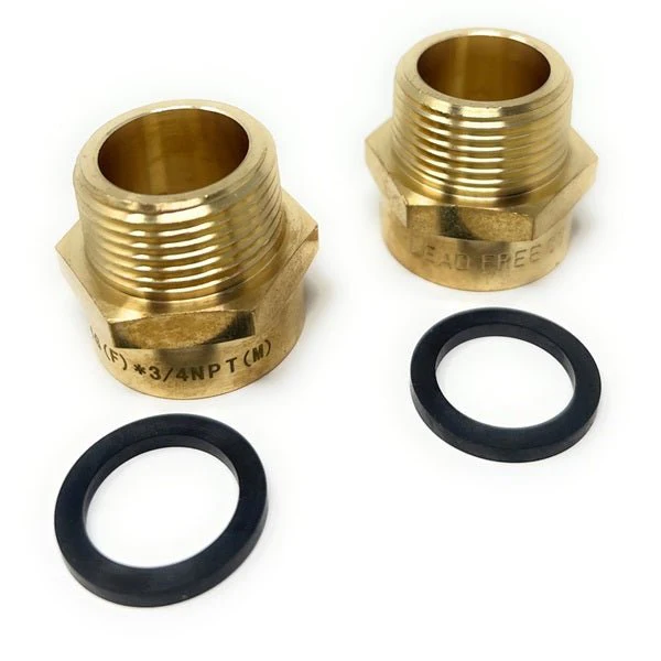 Lead-Free G Thread (British BSPP) Female to NPT Male Pipe Fitting Adapter - 1/4" - 4" - Image 91