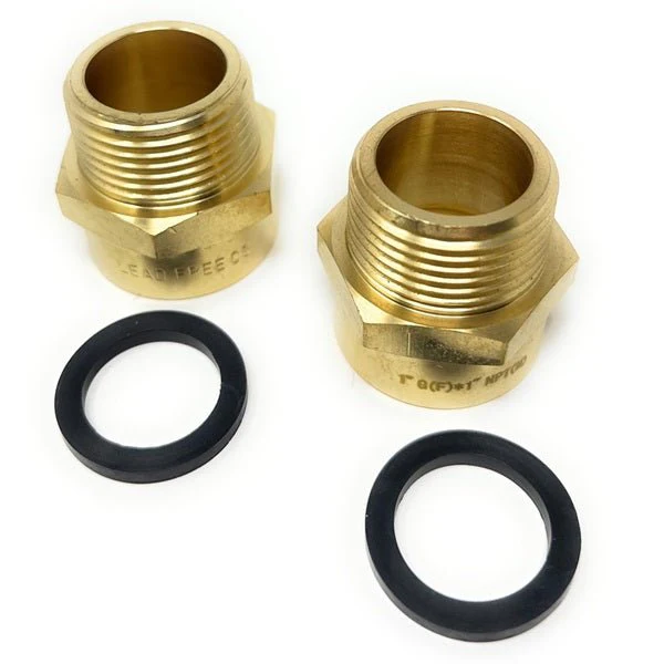 Lead-Free G Thread (British BSPP) Female to NPT Male Pipe Fitting Adapter - 1/4" - 4" - Image 95