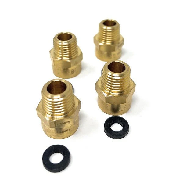 Lead-Free G Thread (British BSPP) Female to NPT Male Pipe Fitting Adapter - 1/4" - 4" - Image 99