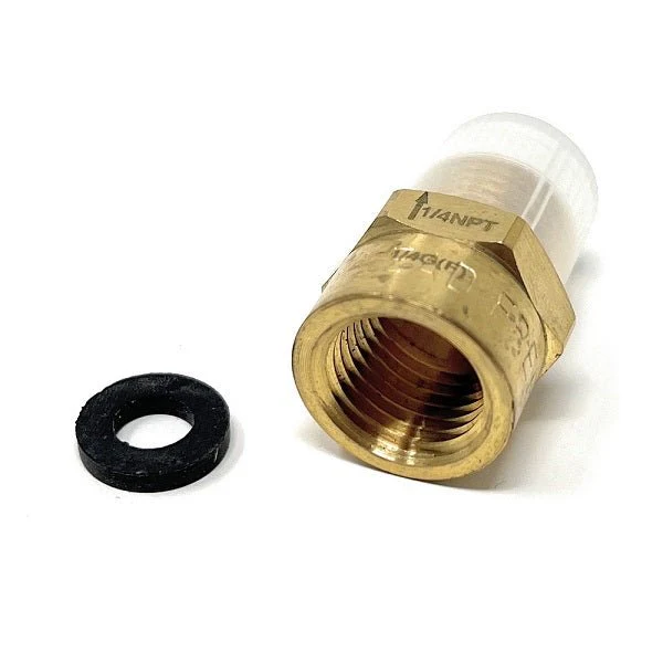 G Thread (British BSPP) Female to NPT Male Adapter - Lead Free (1/4" x 1/4") - Image 11