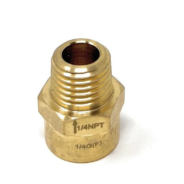 G Thread (British BSPP) Female to NPT Male Adapter - Lead Free (1/4" x 1/4") - Image 4