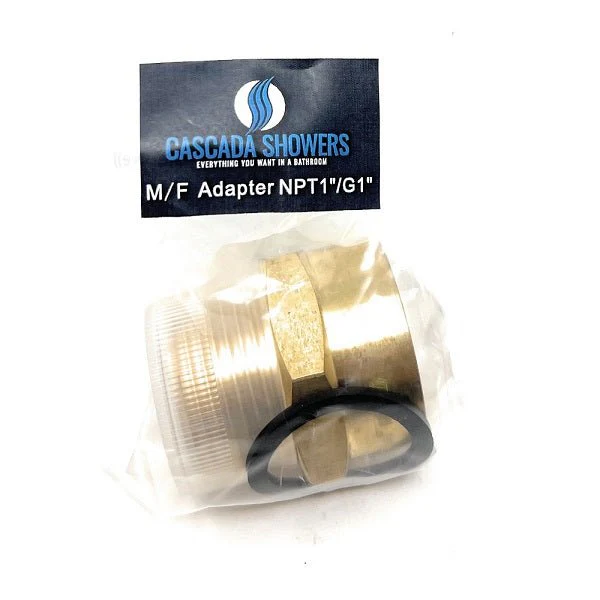 G Thread (British BSPP) Female to NPT Male Adapter - Lead Free (1" x 1") - Image 8