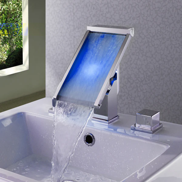 LED Waterfall Bathroom Sink Faucet - Image 3