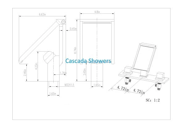 LED Waterfall Bathroom Sink Faucet - Image 8