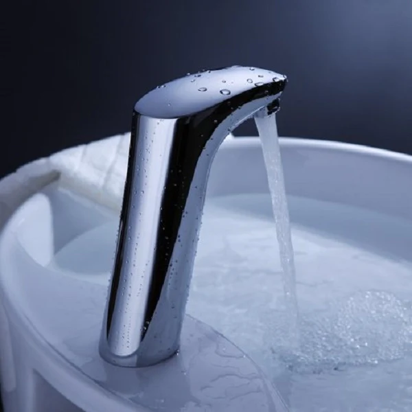 MotionMaster Touch Free Contemporary Automatic Handle Sensor Sink Faucet - Image 10