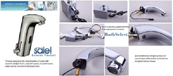 MotionMaster Touch Free Contemporary Automatic Handle Sensor Sink Faucet - Image 7