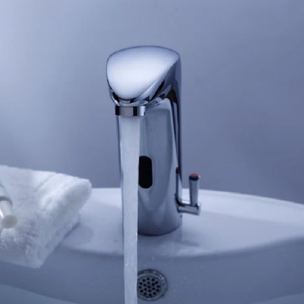MotionMaster Touch Free Contemporary Automatic Handle Sensor Sink Faucet - Image 9