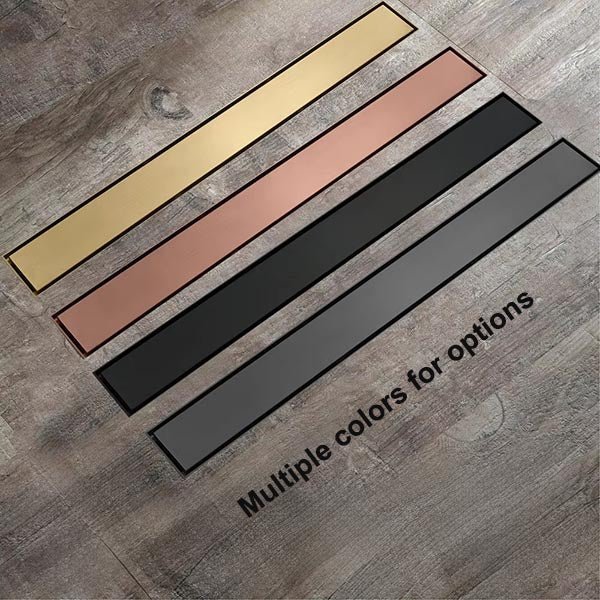 Cascada Linear Shower Drain 304 Stainless Steel Tile Insert Drain Fast Drainage - Image 3
