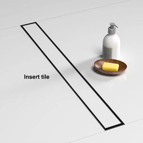 Cascada Linear Shower Drain 304 Stainless Steel Tile Insert Drain Fast Drainage - Image 8