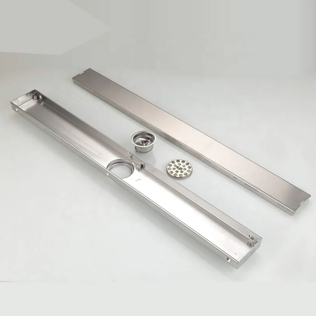 32" Stainless Steel Insert Linear Floor Drain for Shower, Rectangle - Image 3