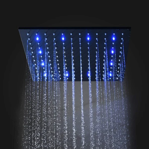 Tuscany LED Rainfall Thermostatic Shower System - Ceiling Mount - Image 17