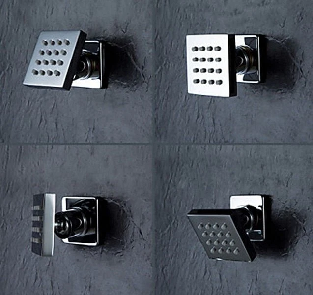 Tuscany LED Rainfall Thermostatic Shower System - Ceiling Mount - Image 20